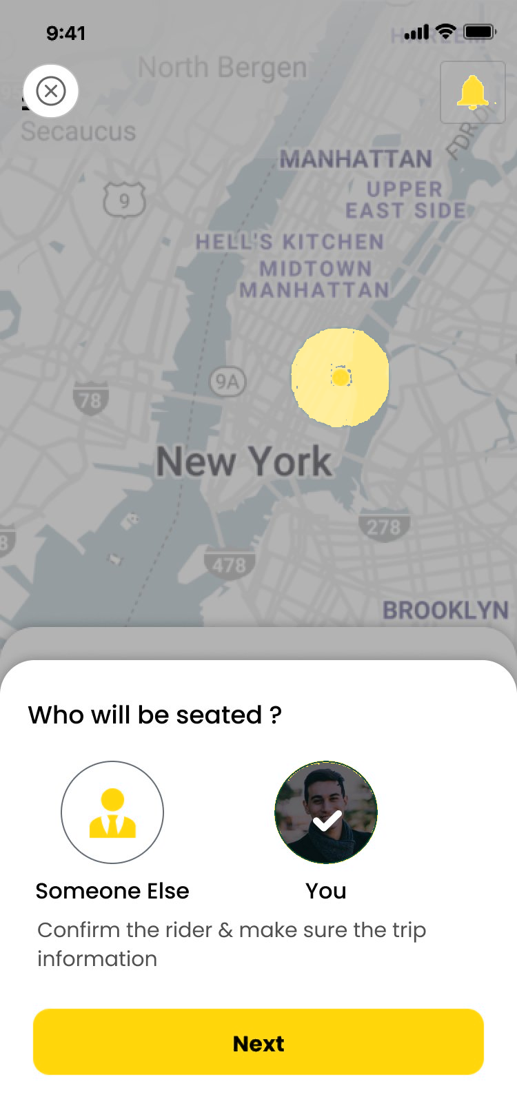 Search a ride